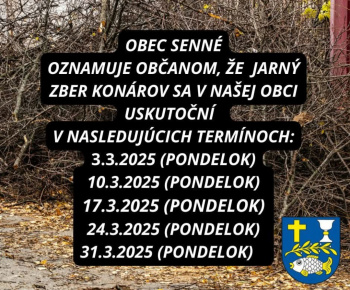 Aktuality / Zber konárov - foto