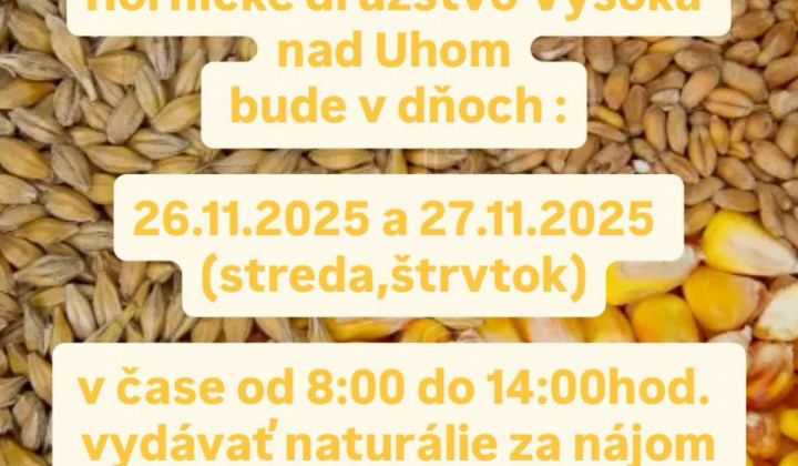 Fotka - OZNAM naturálie